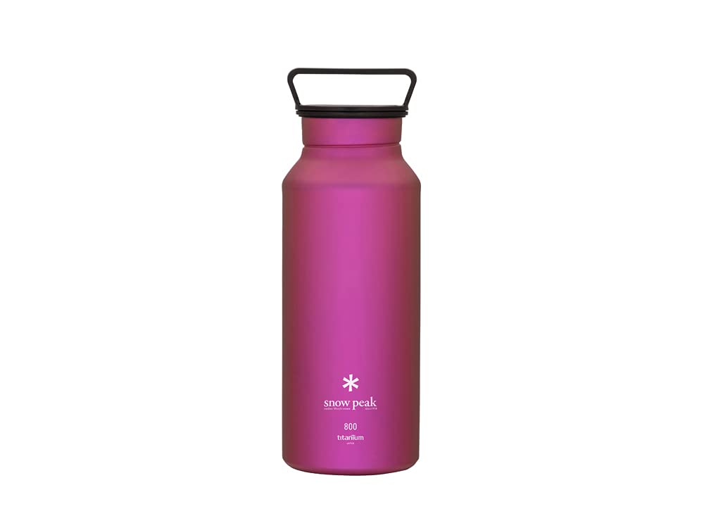 Snow Peak Titanium Aurora Water Bottle, Durable, Lightweight