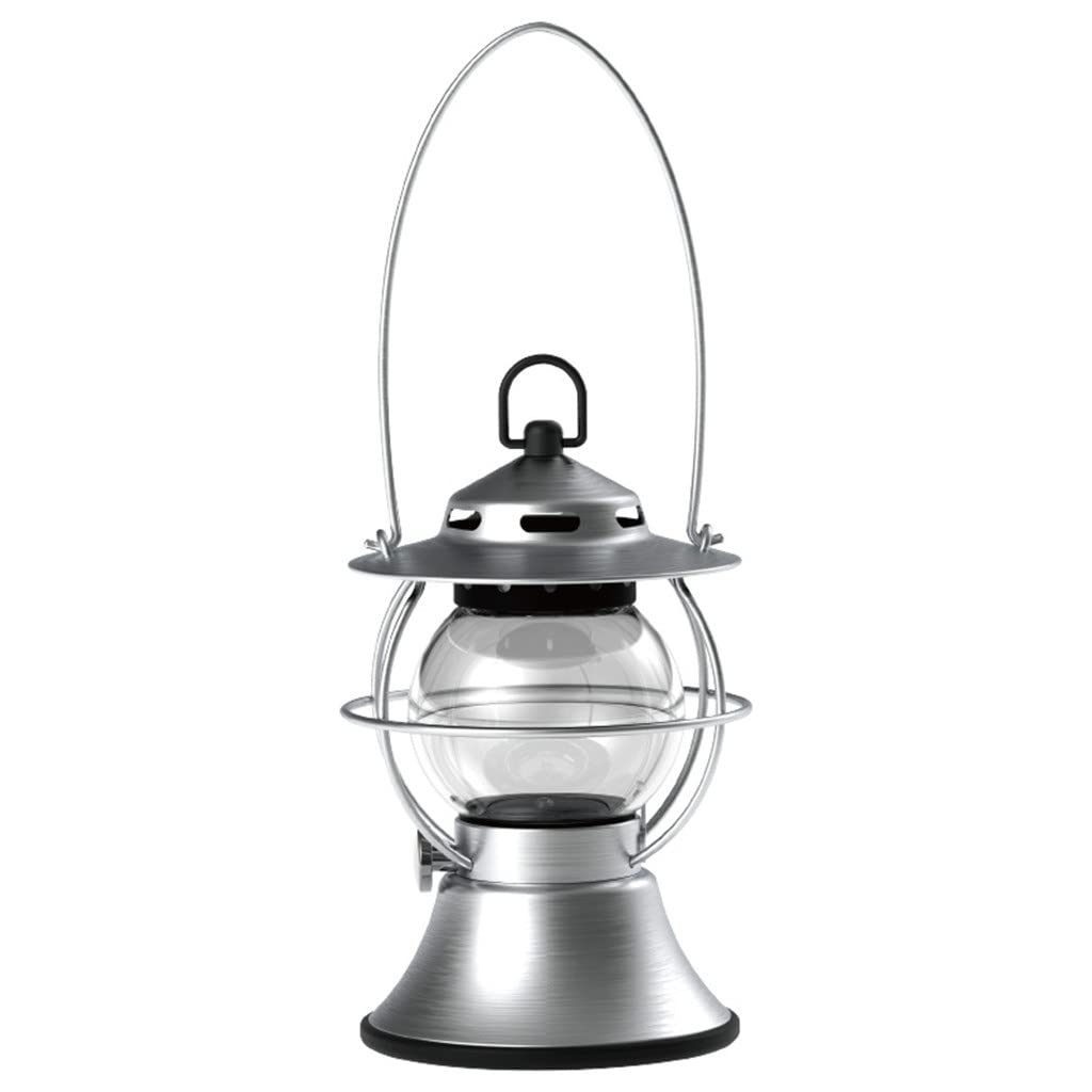 LED Retro Outdoor Camping Lantern Rechargeable Tent Light Adjust Modes 200h Runtime