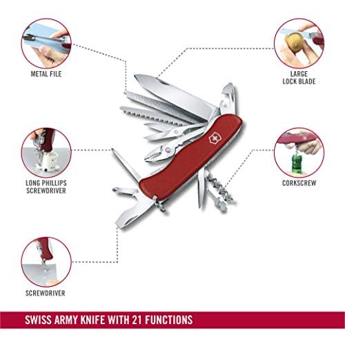 Swiss Multi-Tool Pocket Knife with Pliers & Metal Saw