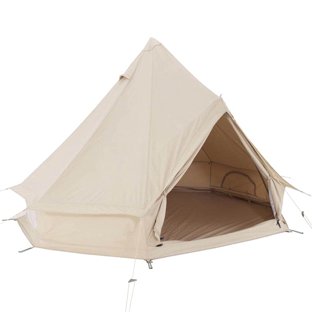Canvas Mongolian Yurt Bell Tent 6M – 4-Season Green