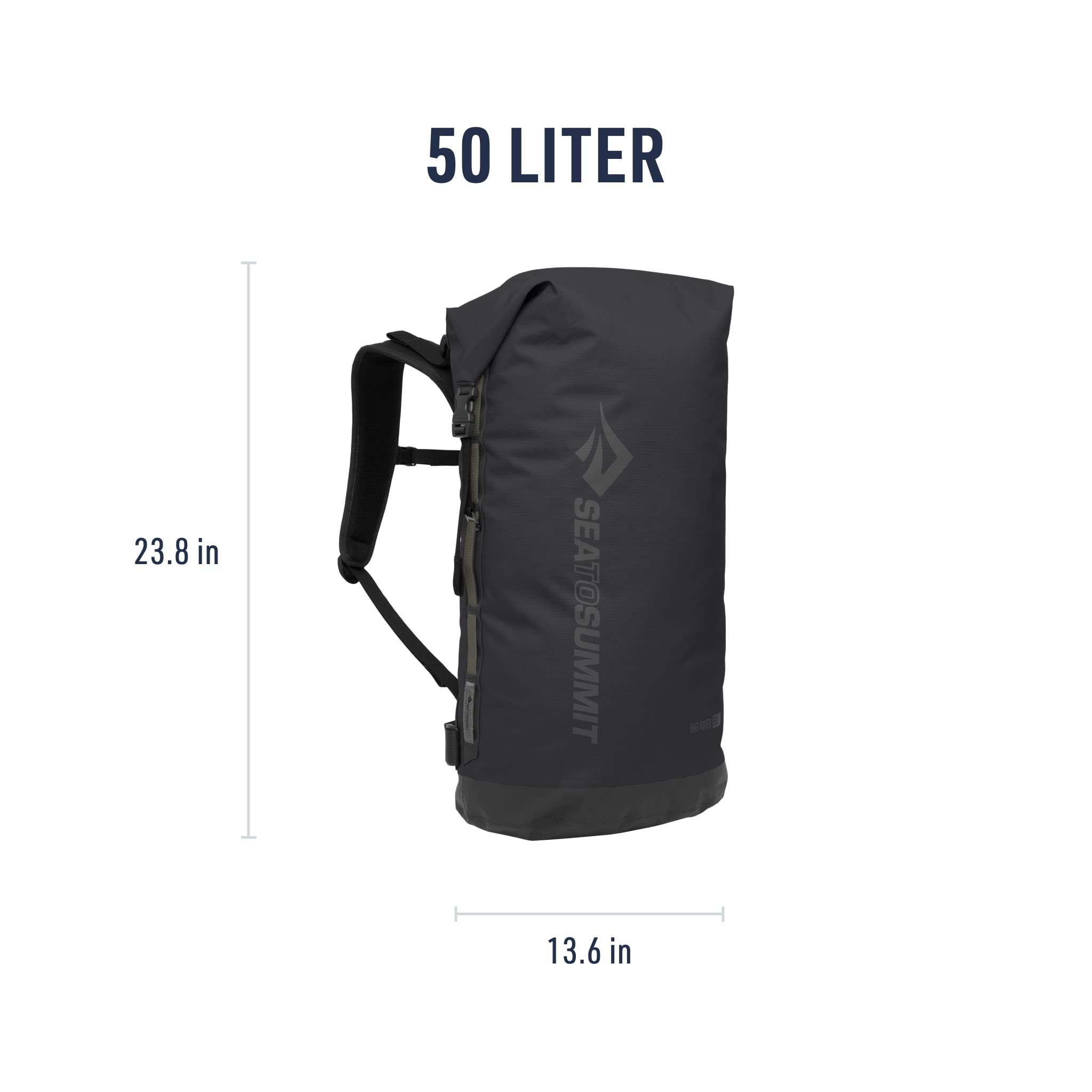 Sea to Summit Big River Dry Backpack with Adjustable Harness
