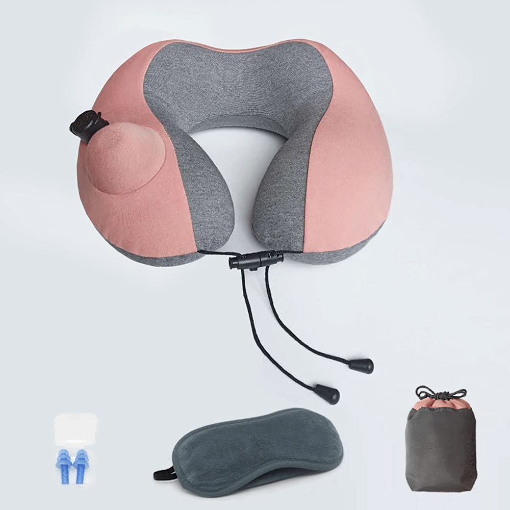 U-Shaped Inflatable Travel Neck Pillow
