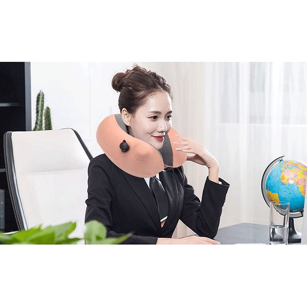 U-Shaped Inflatable Travel Neck Pillow