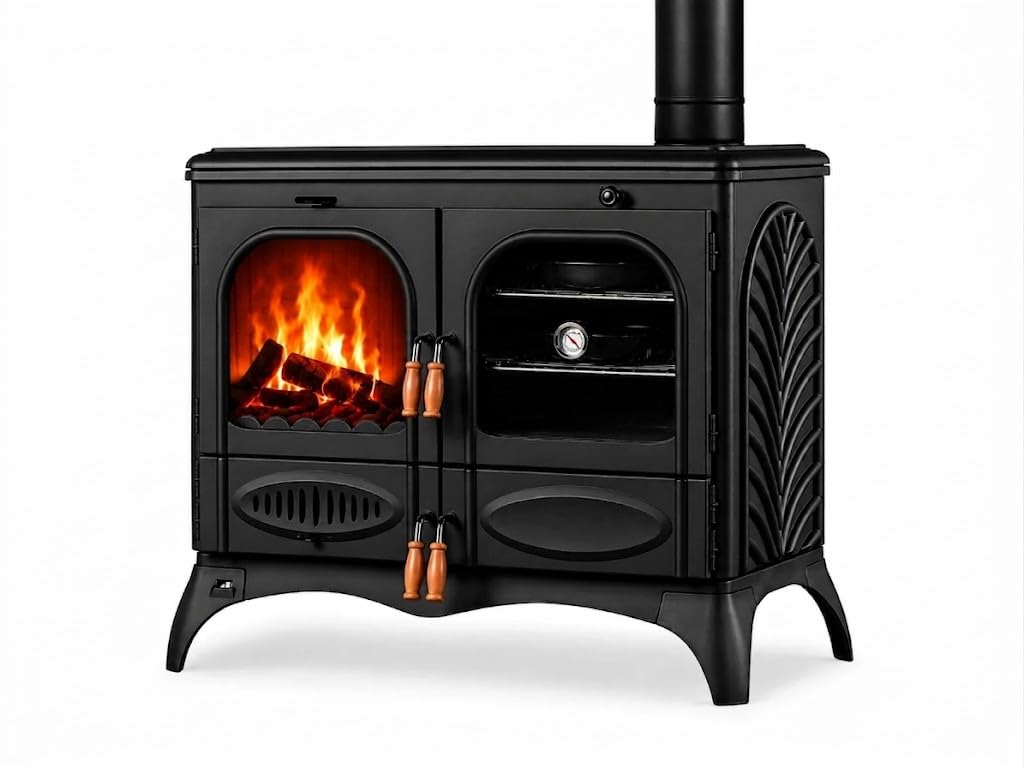 Portable Wood Burning Camping Stove with Oven