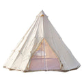 Foldable Canvas Camping Tent – Thickened Rainproof Outdoor Shelter