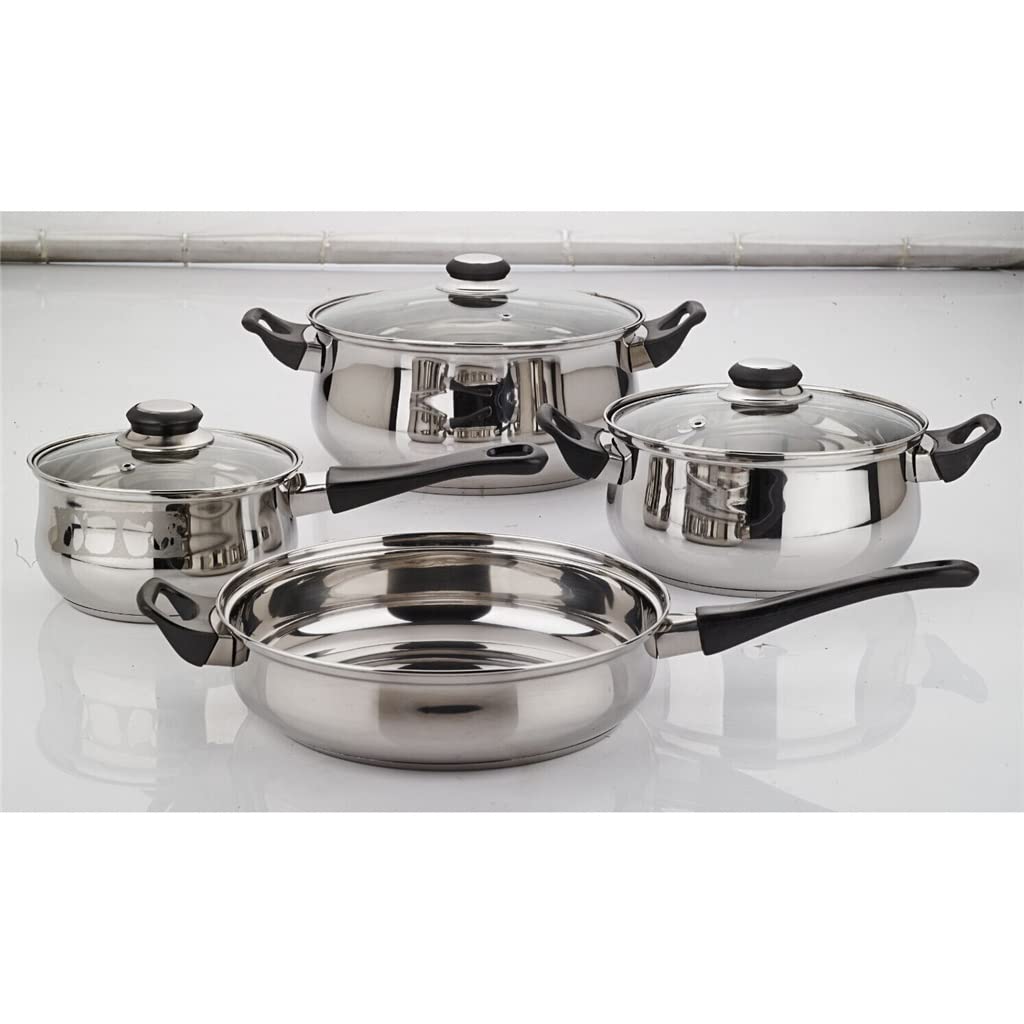 12-Piece Stainless Steel Cookware Set