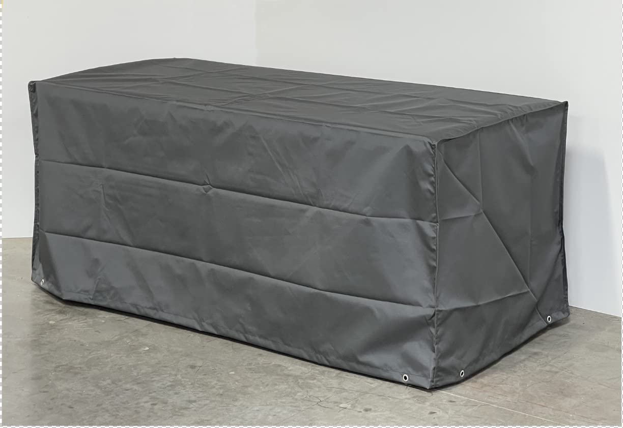 120-Gallon Waterproof Outdoor Deck Box with Seat Cushion