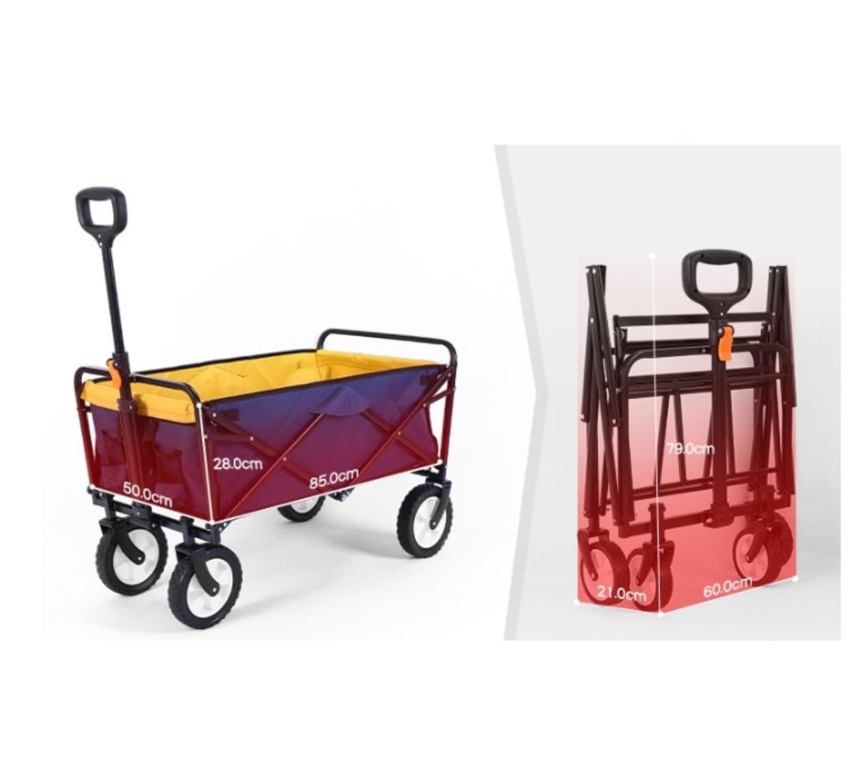 Large Capacity Collapsible Camping & Beach Wagon