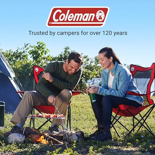 Mesh Camping Chair with Cup Holder & Carry Bag