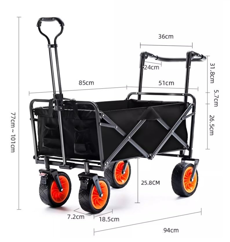 Heavy-Duty Folding Camping Wagon