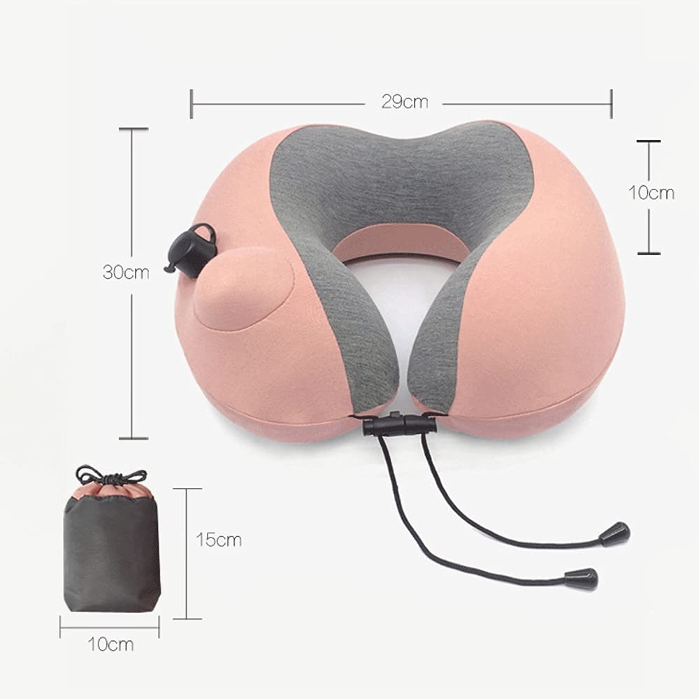 U-Shaped Inflatable Travel Neck Pillow