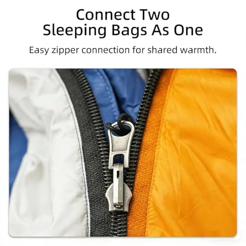 HLITMOUT Down Sleeping Bag with Pillow,Ultralight and Compact