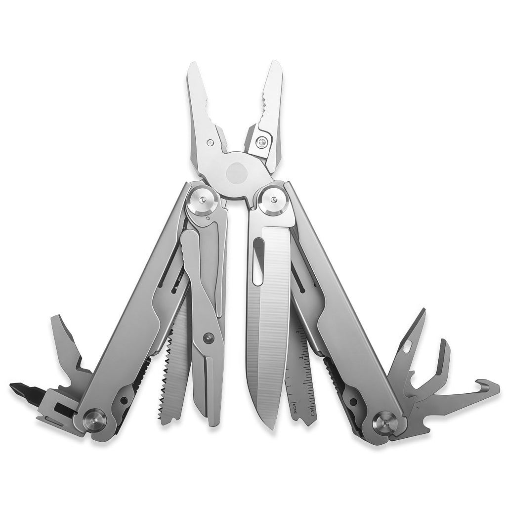 20-in-1 Multi-Tool Pliers with Screwdriver Bits & Saw
