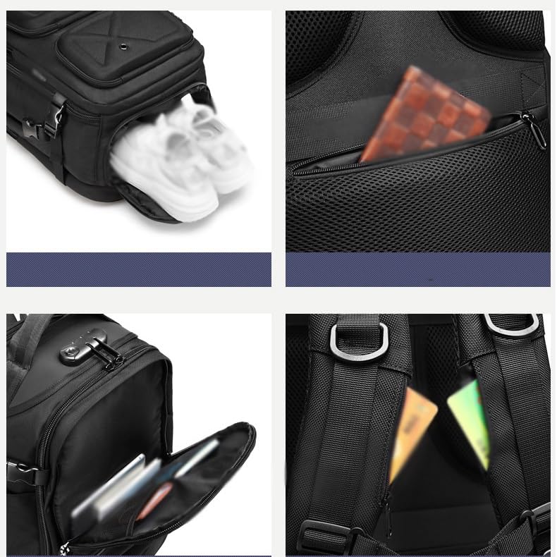 UOHLCX HBJWOV Outdoor Waterproof Travel Backpack for, Laptop Bag, Climbing, Sports, Hiking Rucksack