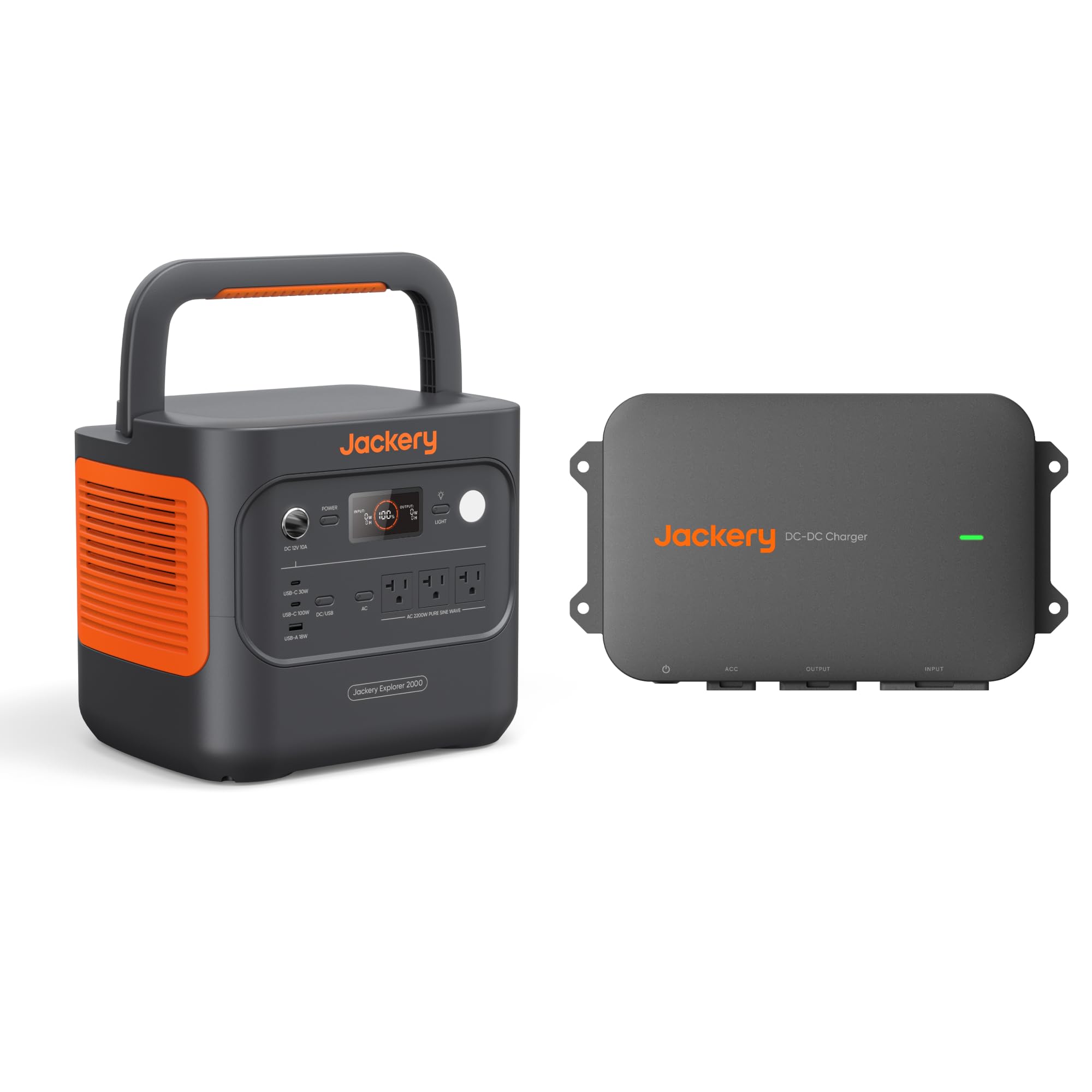 Jackery Explorer 2000 v2 Portable Power Station, 2042Wh LiFePO4 Home Backup Battery, 2200W AC Output