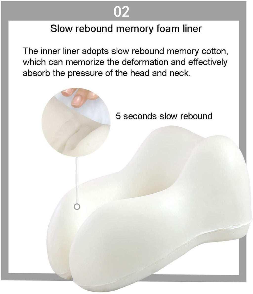 U-Shaped Memory Foam Travel Neck Support Pillow