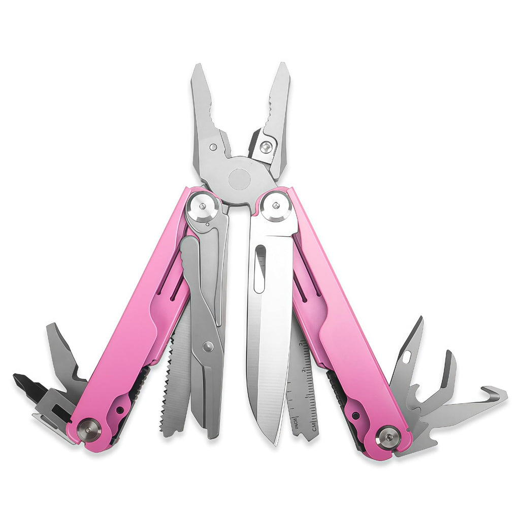 20-in-1 Multi-Tool Pliers with Screwdriver Bits & Saw
