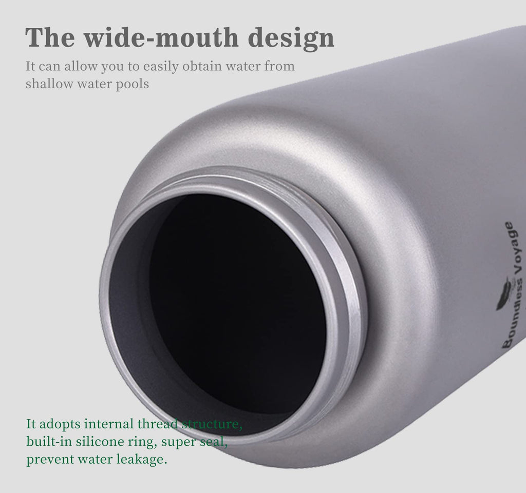 1050ml Ultralight Titanium Water Bottle – Leakproof