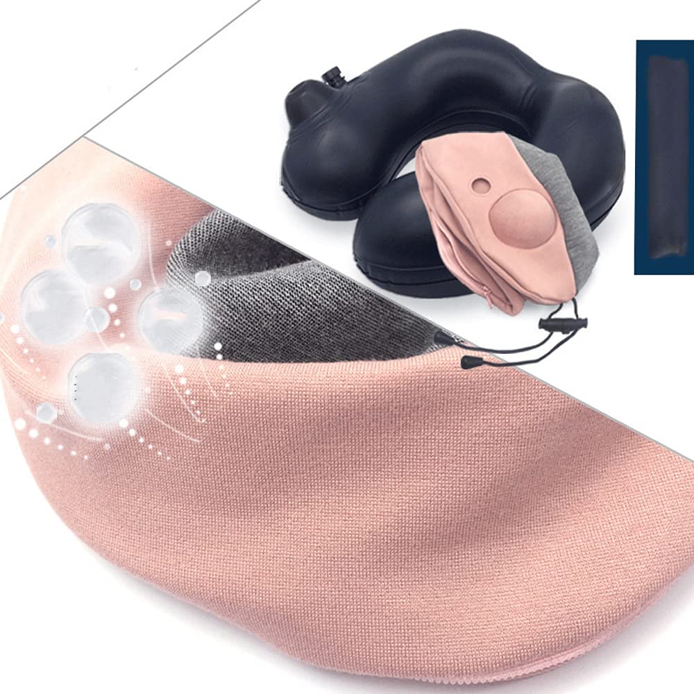 U-Shaped Inflatable Travel Neck Pillow