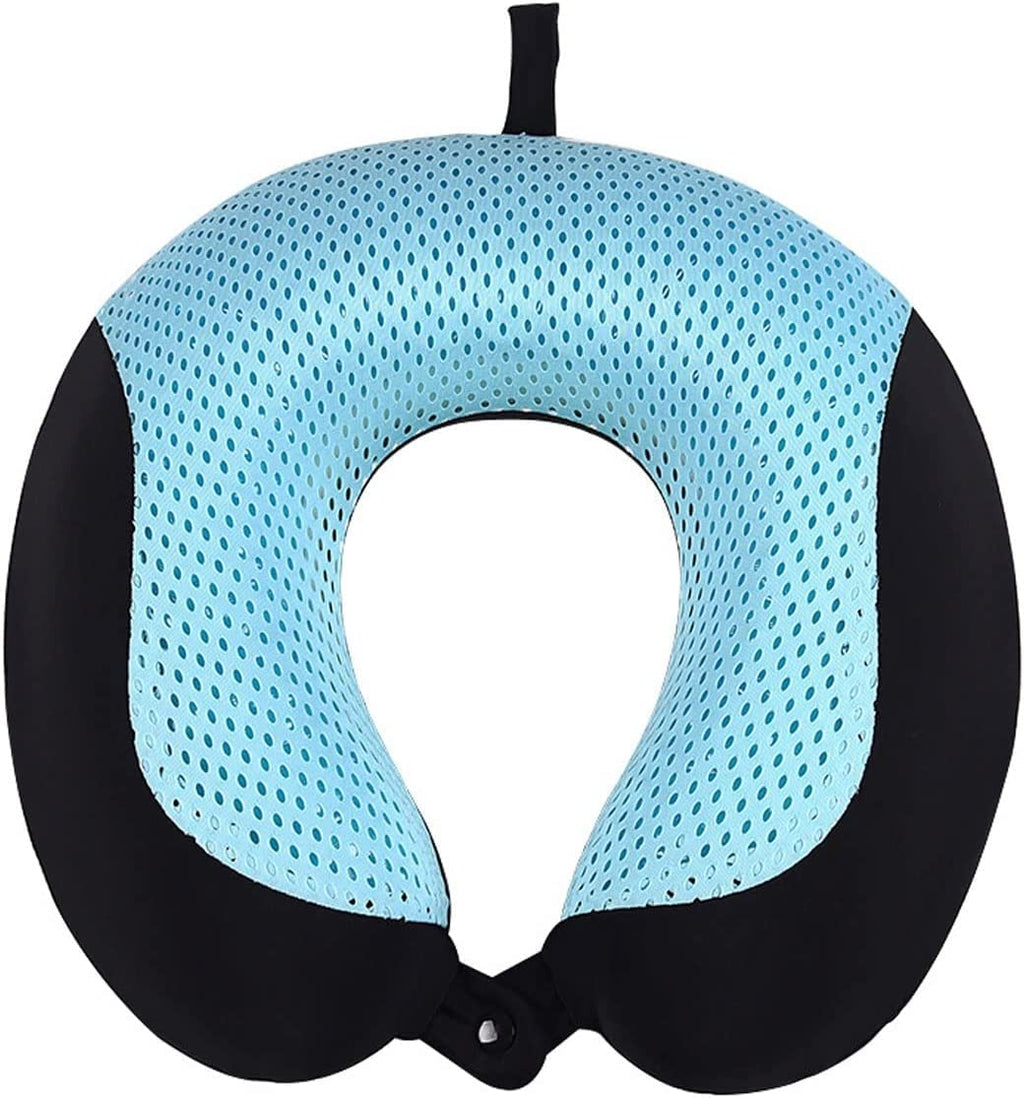 Memory Foam Travel Neck Pillow for Airplane & Car
