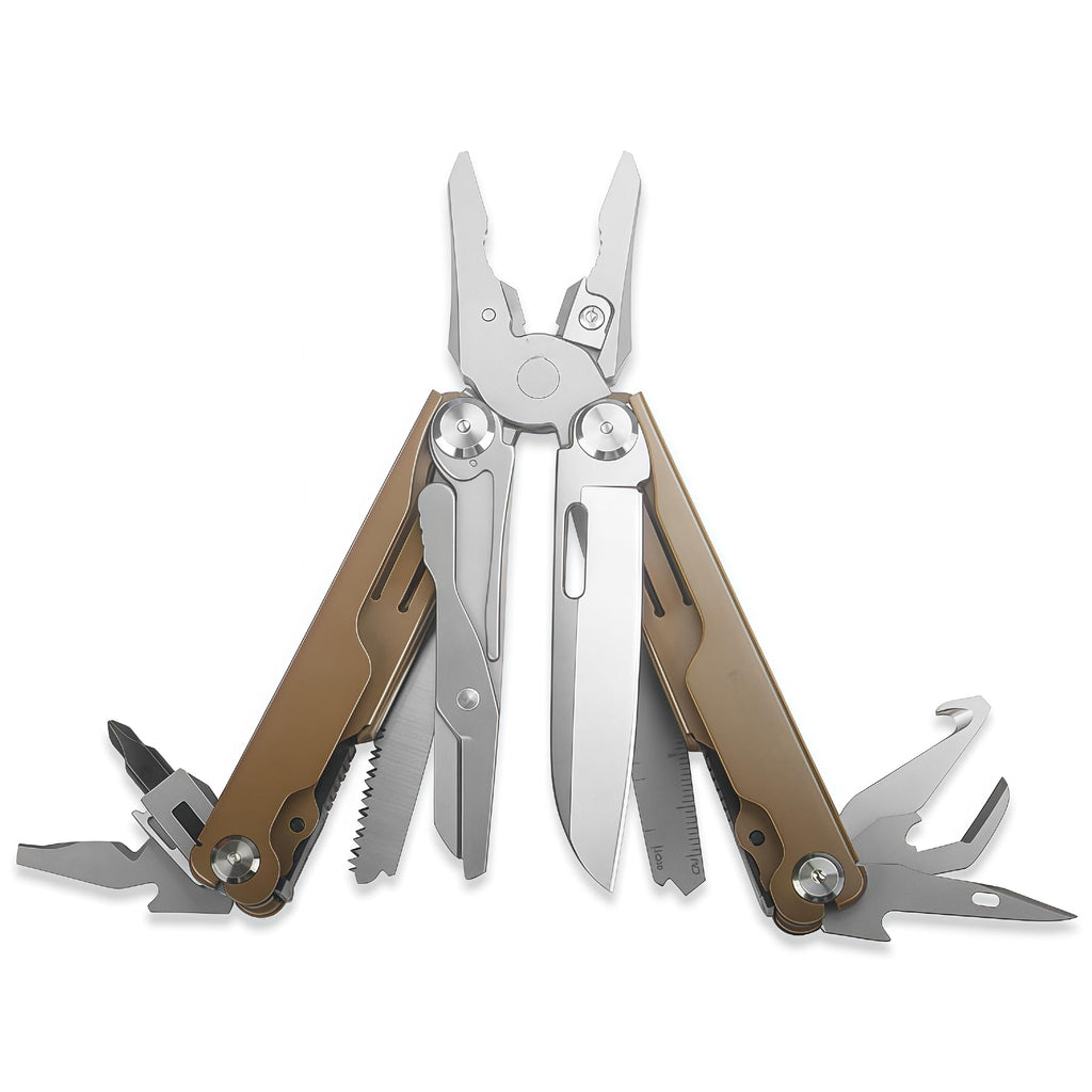 20-in-1 Multi-Tool Pliers with Screwdriver Bits & Saw