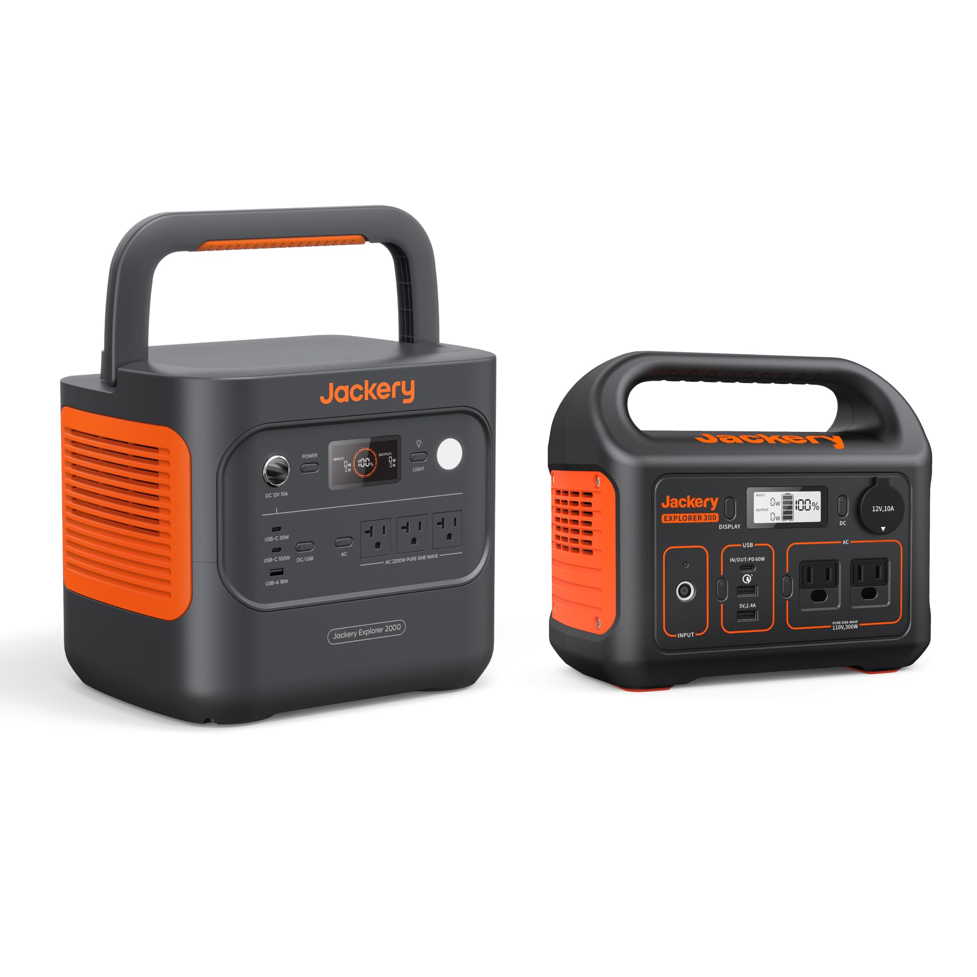 Jackery Explorer 2000 v2 Portable Power Station, 2042Wh LiFePO4 Home Backup Battery, 2200W AC Output