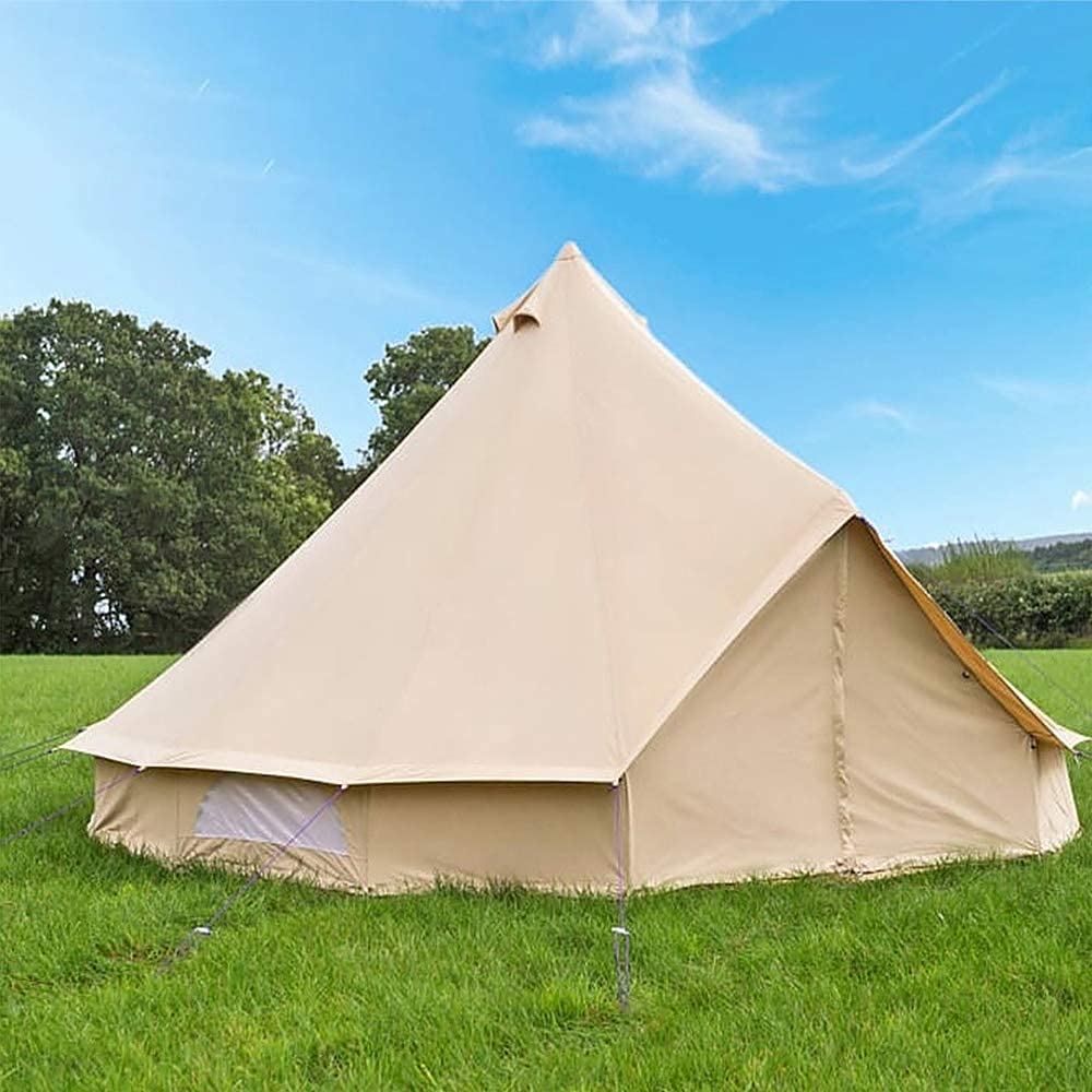 Canvas Mongolian Yurt Bell Tent 6M – 4-Season Green