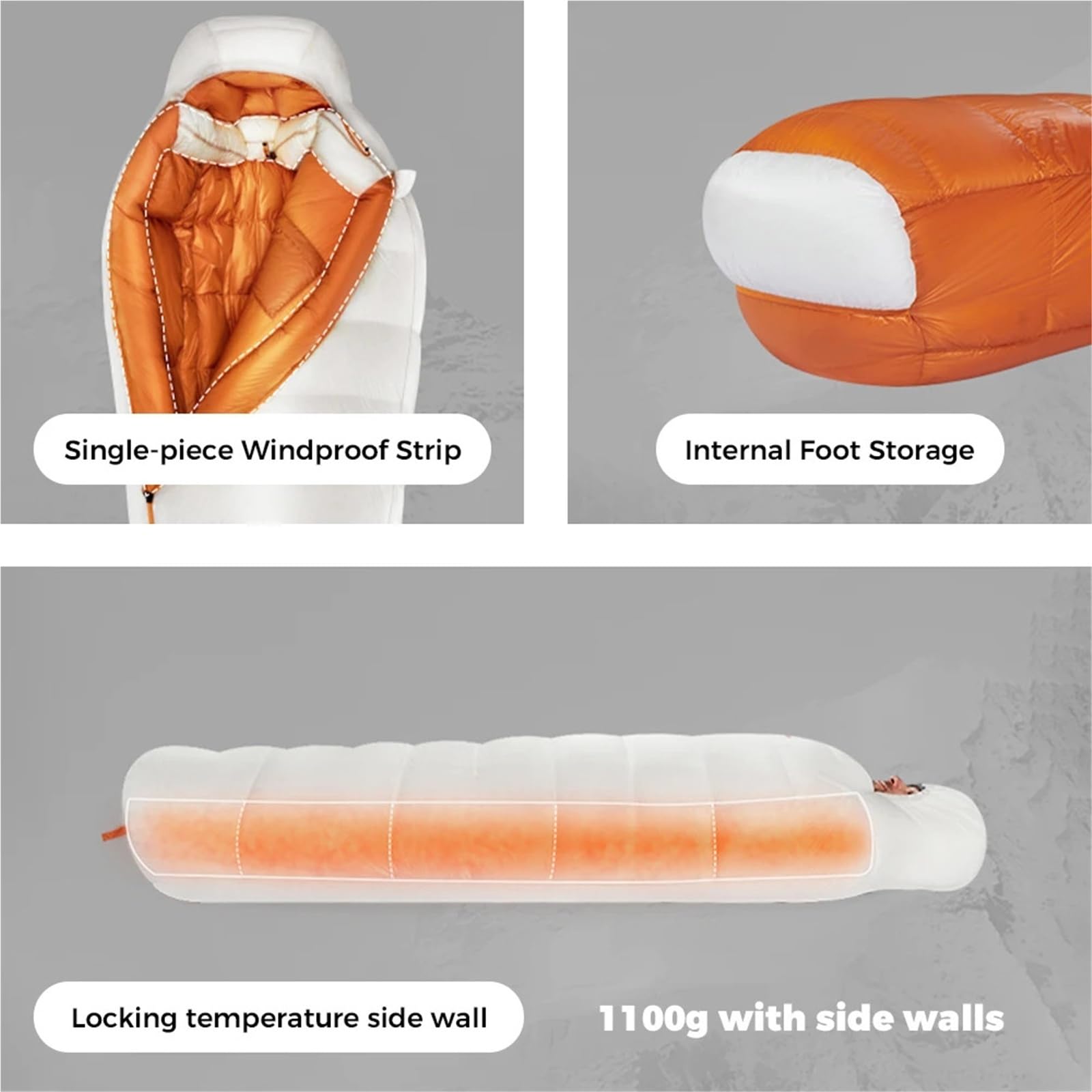 Compatible for Goose Down Winter Sleeping Bag