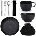 Reusable Camping Utensils & Tableware Set