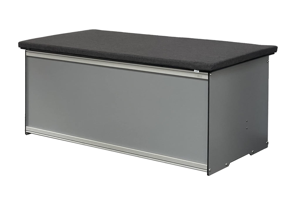 120-Gallon Waterproof Outdoor Deck Box with Seat Cushion