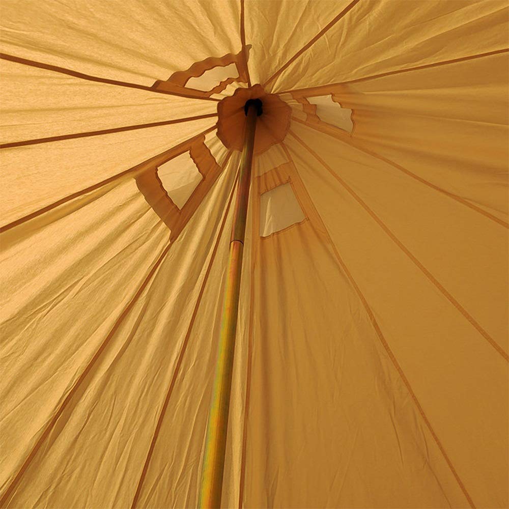Foldable Canvas Camping Tent – Thickened Rainproof Outdoor Shelter