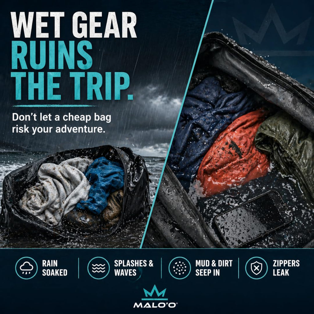 Waterproof Submersible Duffel Dry Bag with Watertight Zipper