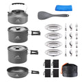 27-Piece Portable Camping Cookware Set for 2–4 People
