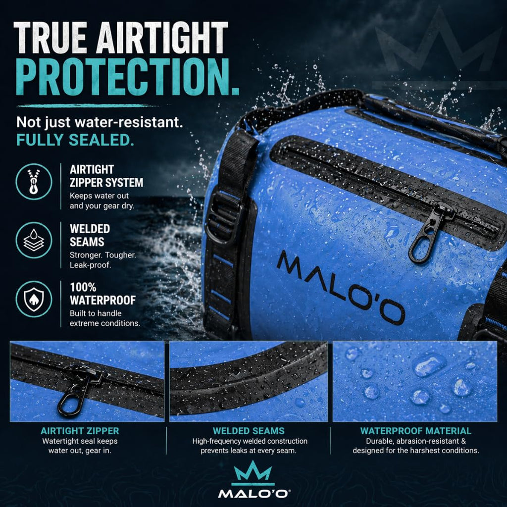 Waterproof Submersible Duffel Dry Bag with Watertight Zipper