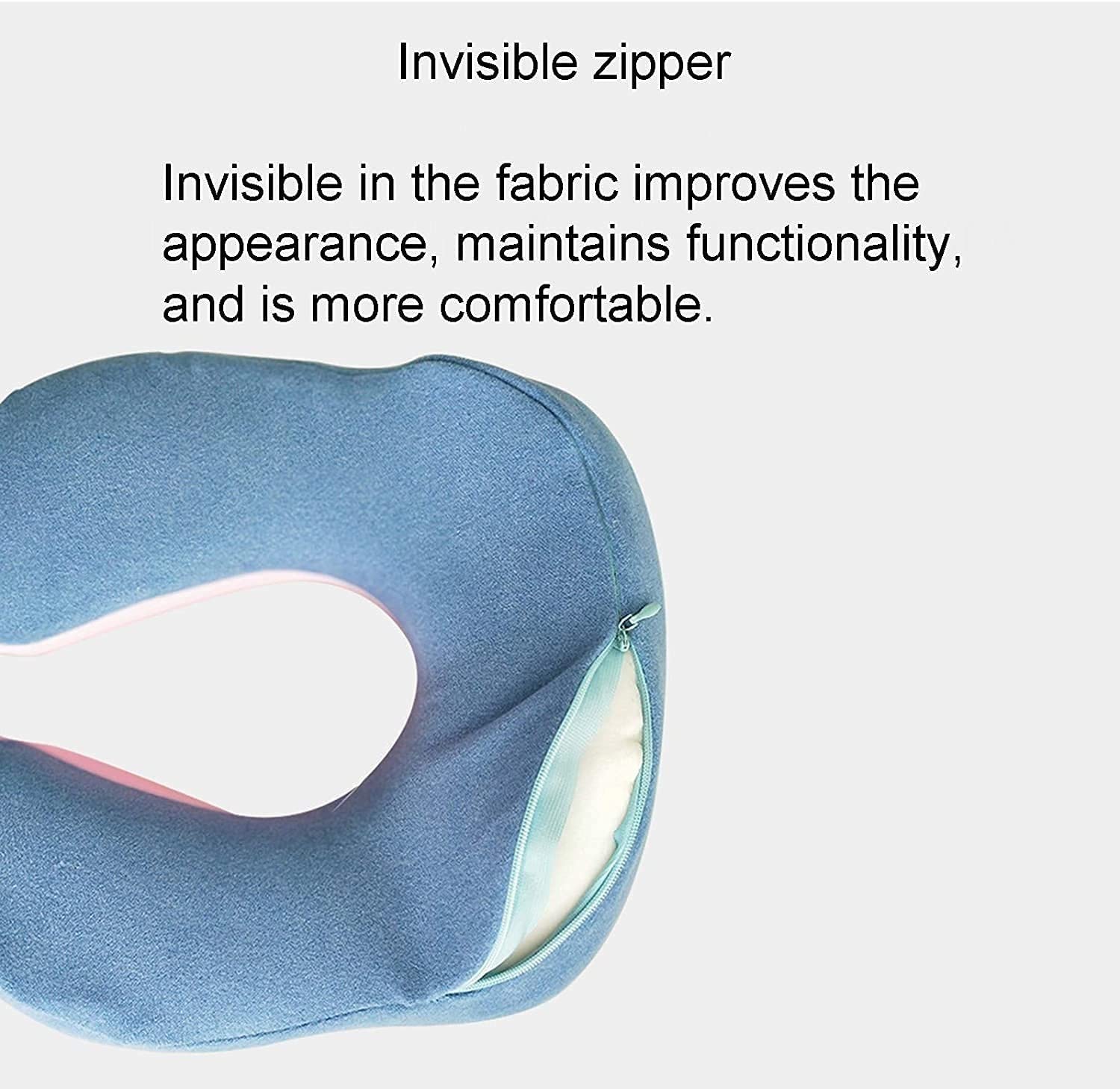 U-Shaped Memory Foam Travel Neck Support Pillow