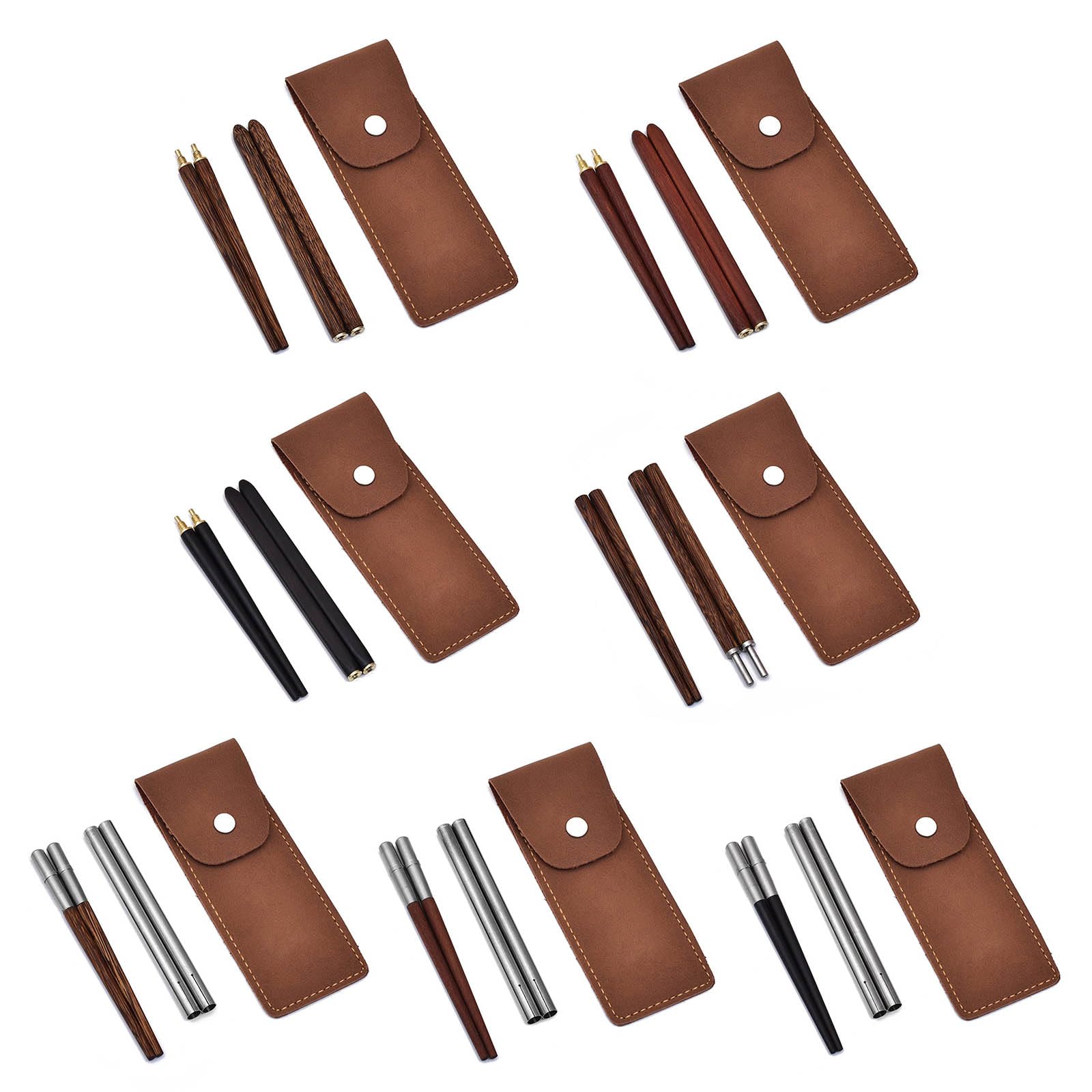 Foldable Travel Chopsticks with Protective Case