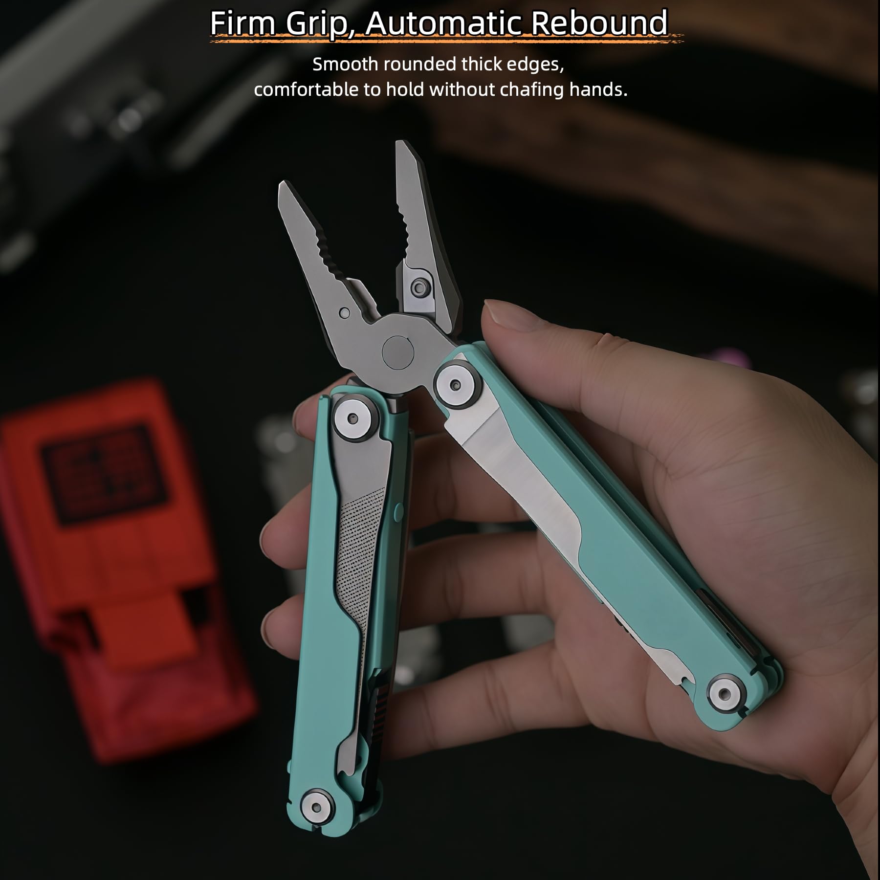 20-in-1 Multi-Tool Pliers with Screwdriver Bits & Saw