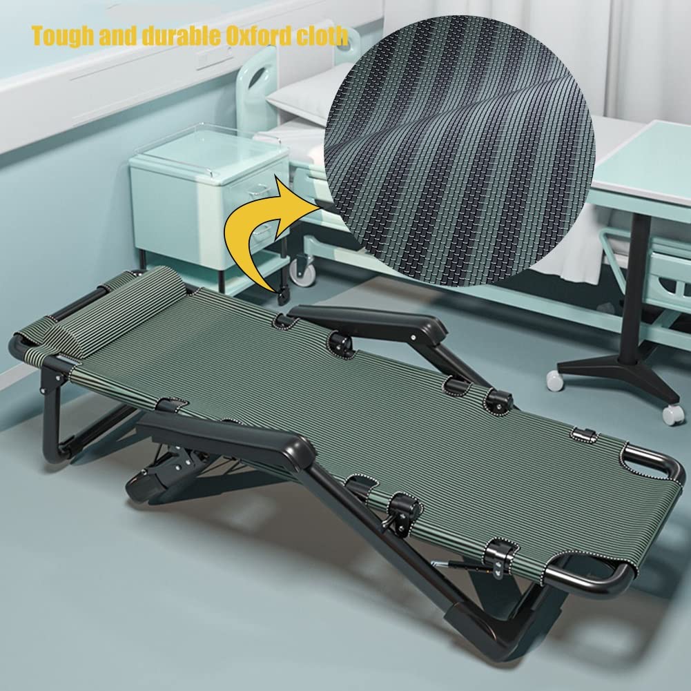 Adjustable Folding Reclining Chair with Headrest – 200KG Capacity