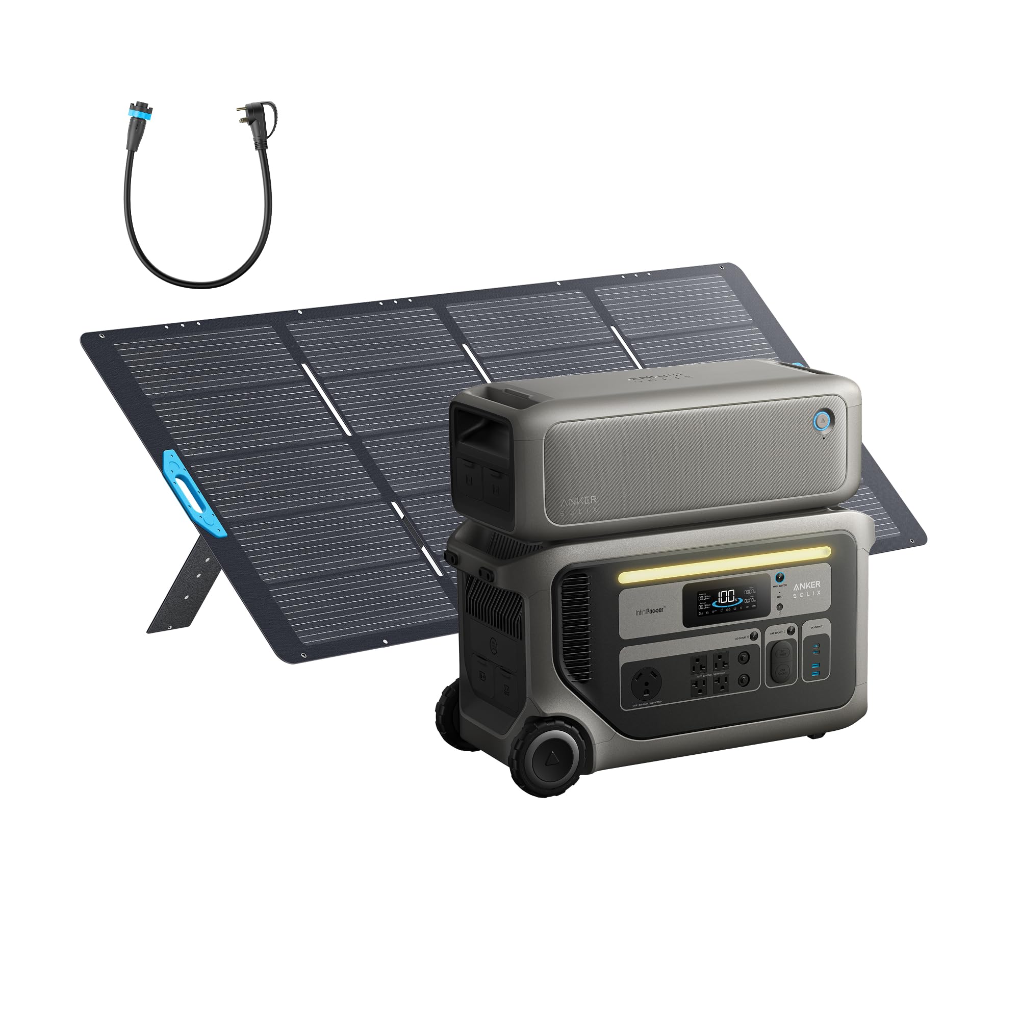3072Wh Portable Power Station – 6000W, Expandable to 24kWh