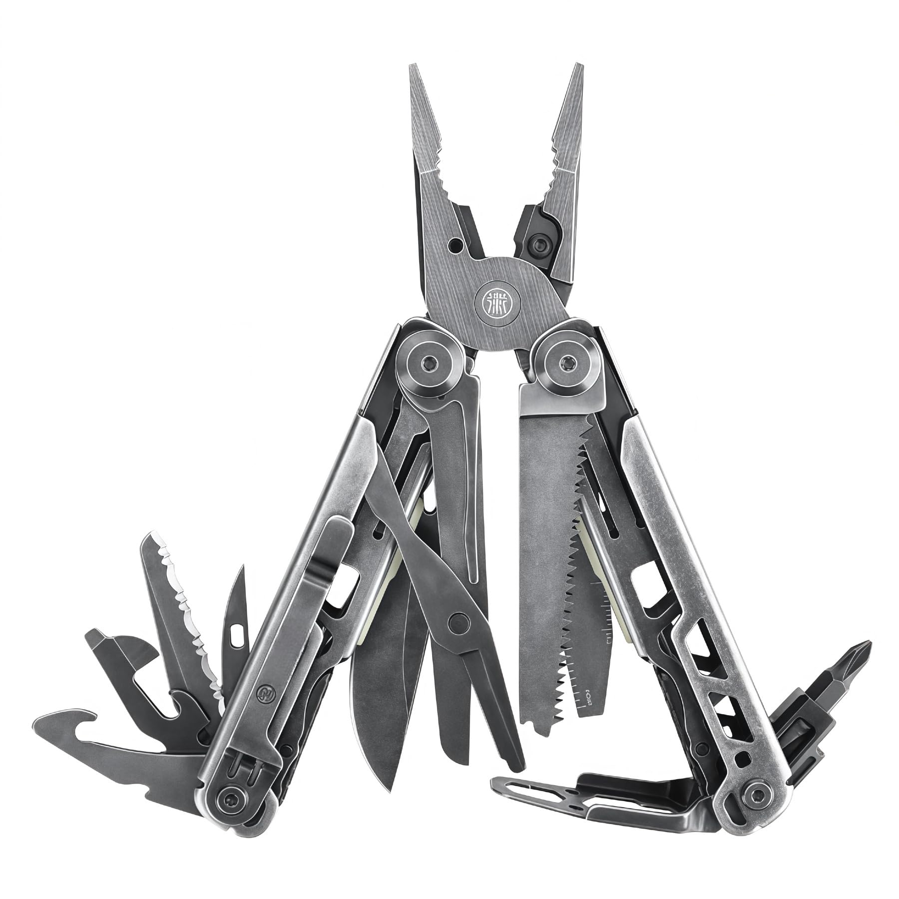 26-in-1 Lightweight Multi-Tool Pliers with Safety Lock – Black