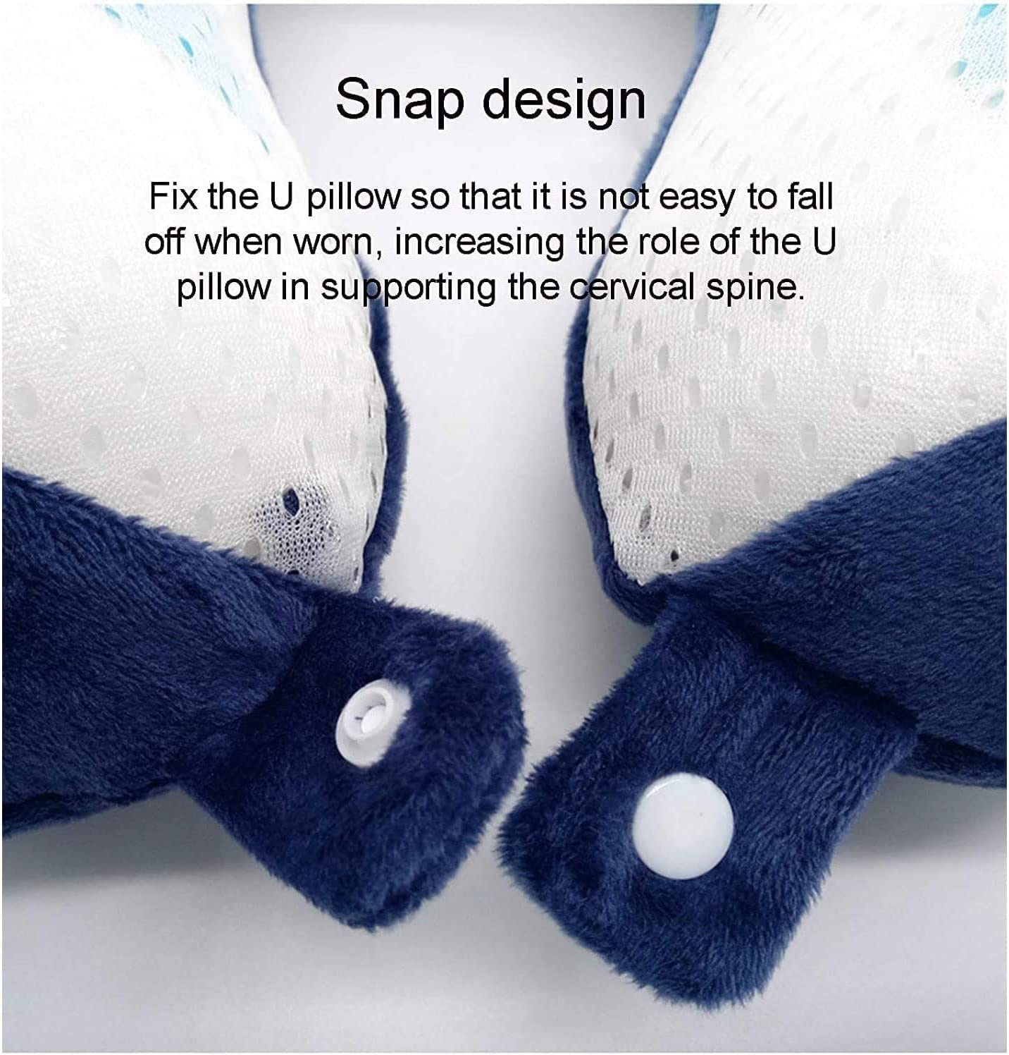 Memory Foam Travel Neck Pillow for Airplane & Car