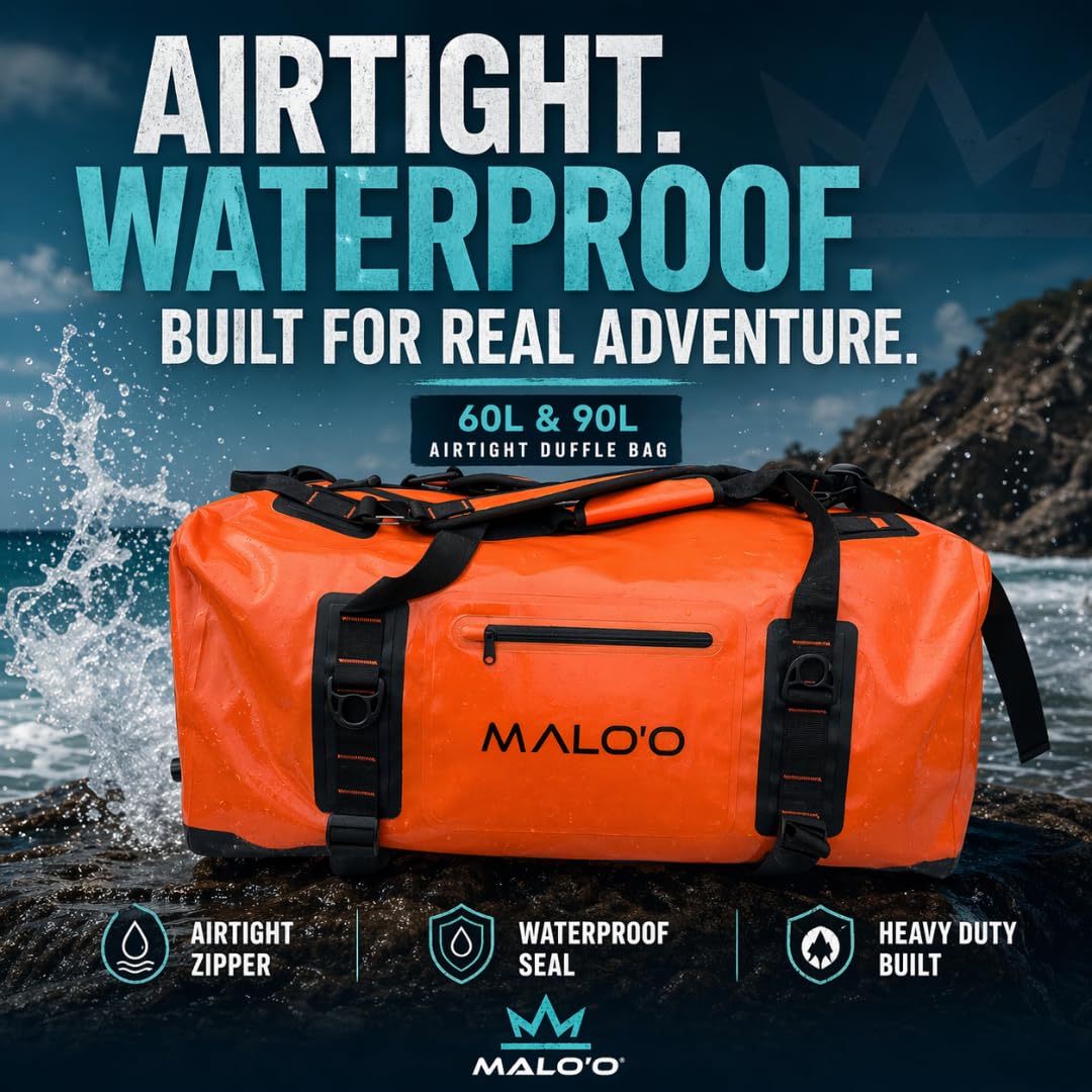 Waterproof Submersible Duffel Dry Bag with Watertight Zipper