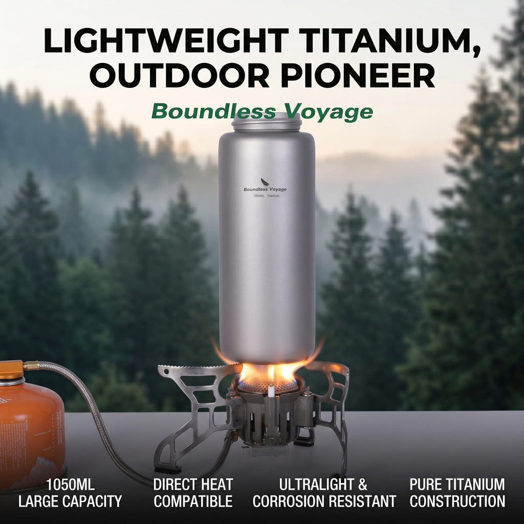1050ml Ultralight Titanium Water Bottle – Leakproof