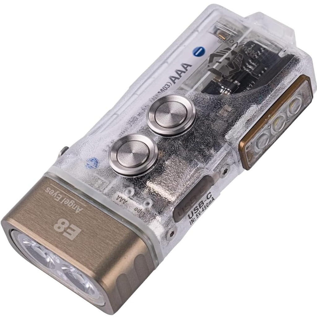700LM Rechargeable Waterproof EDC Keychain Flashlight