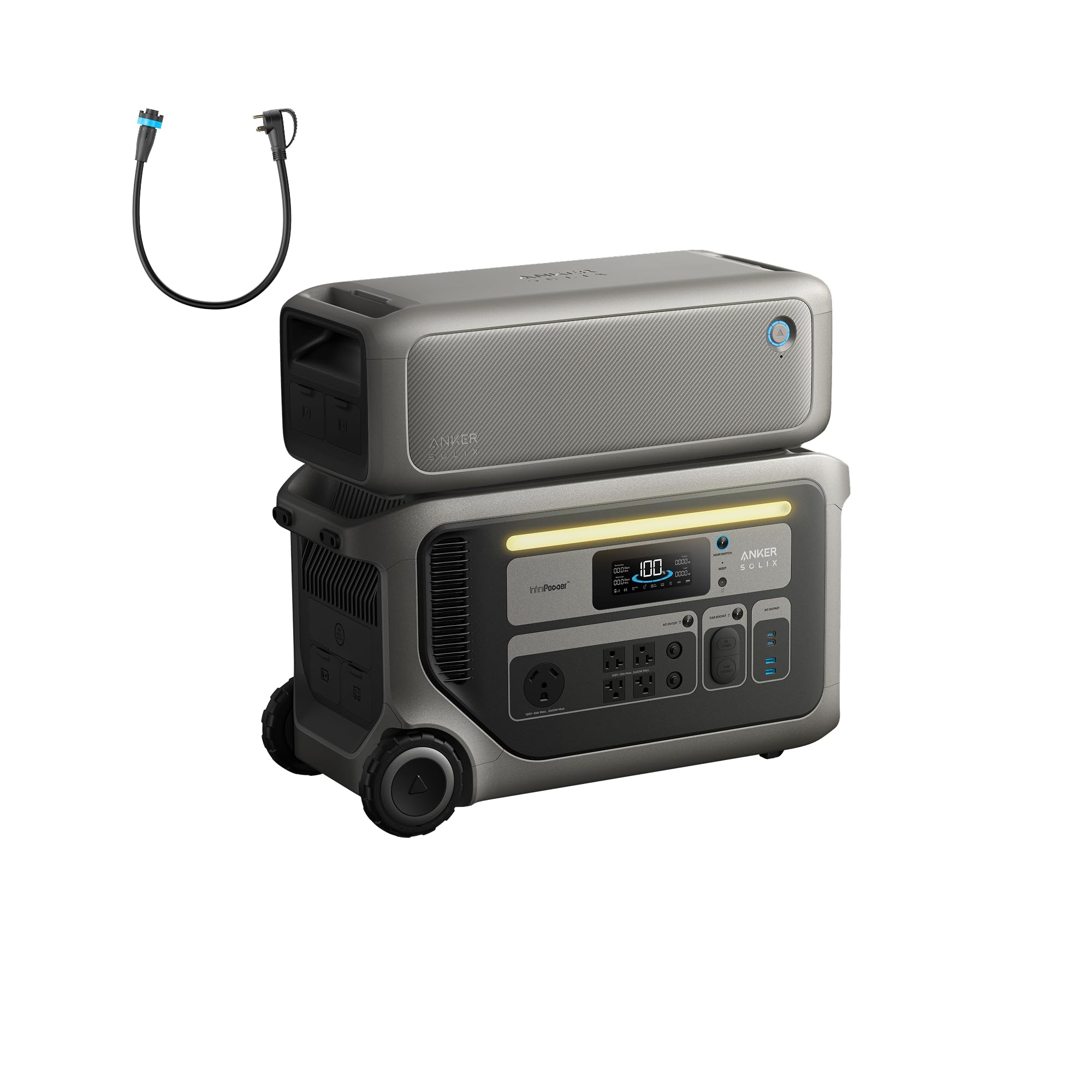 3072Wh Portable Power Station – 6000W, Expandable to 24kWh