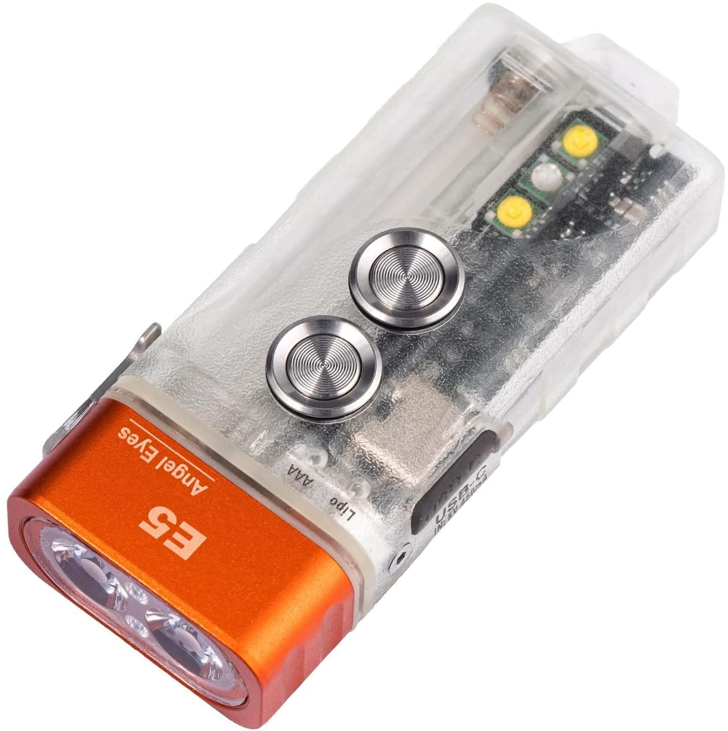 700LM Rechargeable Waterproof EDC Keychain Flashlight