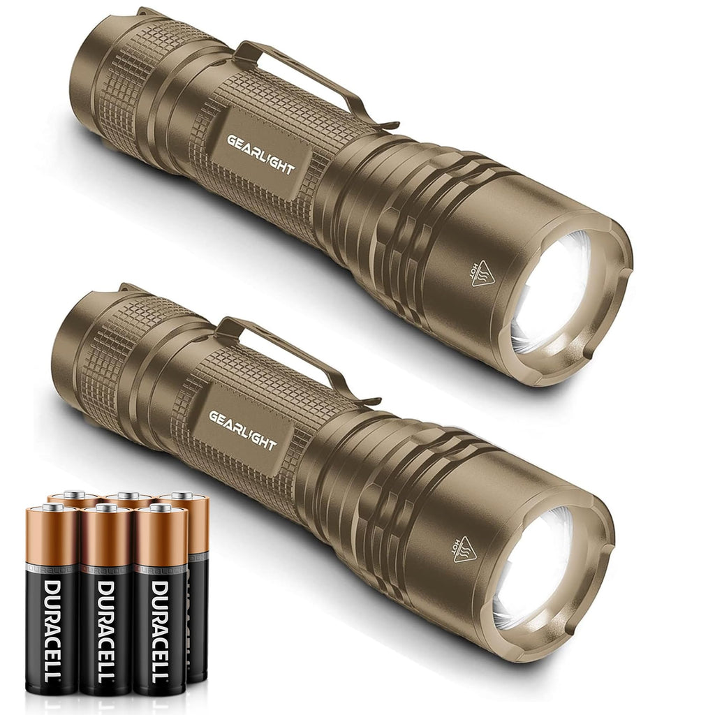 GearLight LED Tactical Flashlights High Lumens