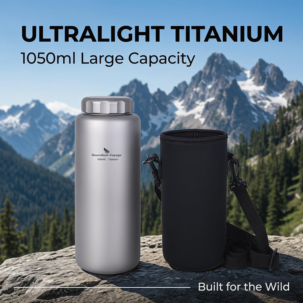 1050ml Ultralight Titanium Water Bottle – Leakproof