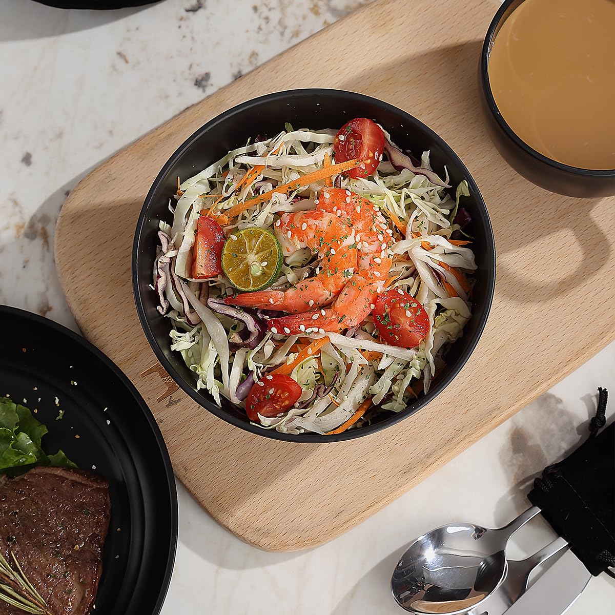 Reusable Camping Utensils & Tableware Set