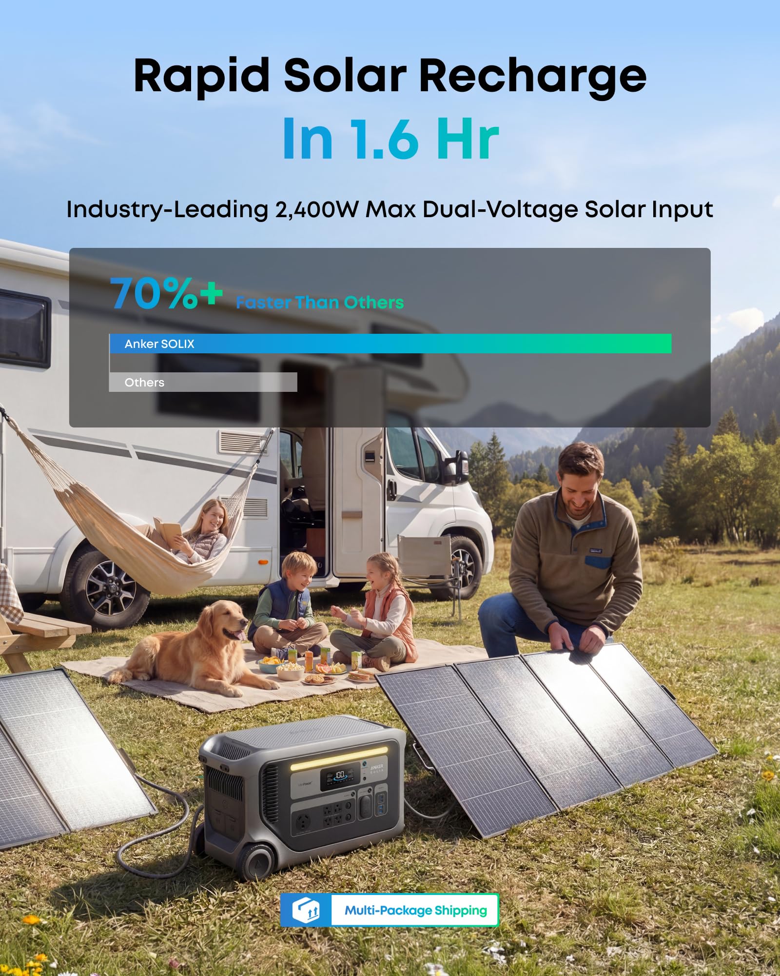 3072Wh Portable Power Station – 6000W, Expandable to 24kWh